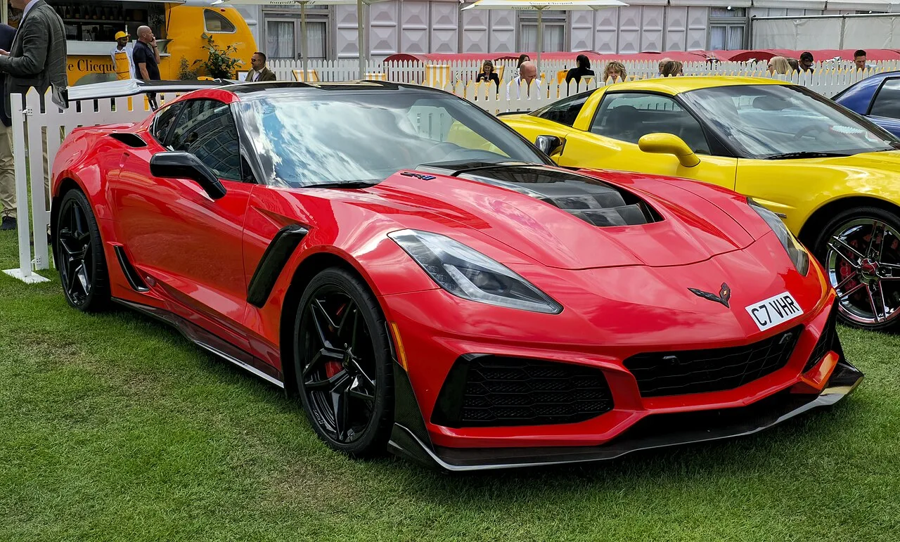 Chevrolet Corvette ZR1X op de Nürburgring Nordschleife tijdens de officiële recordrun in 2025